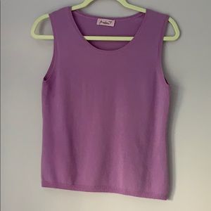 Jennifer Tyler cashmere lavender sweater